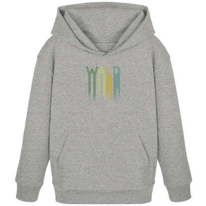 Wald Retro Forst Schriftzug - Kids Organic Hoodie