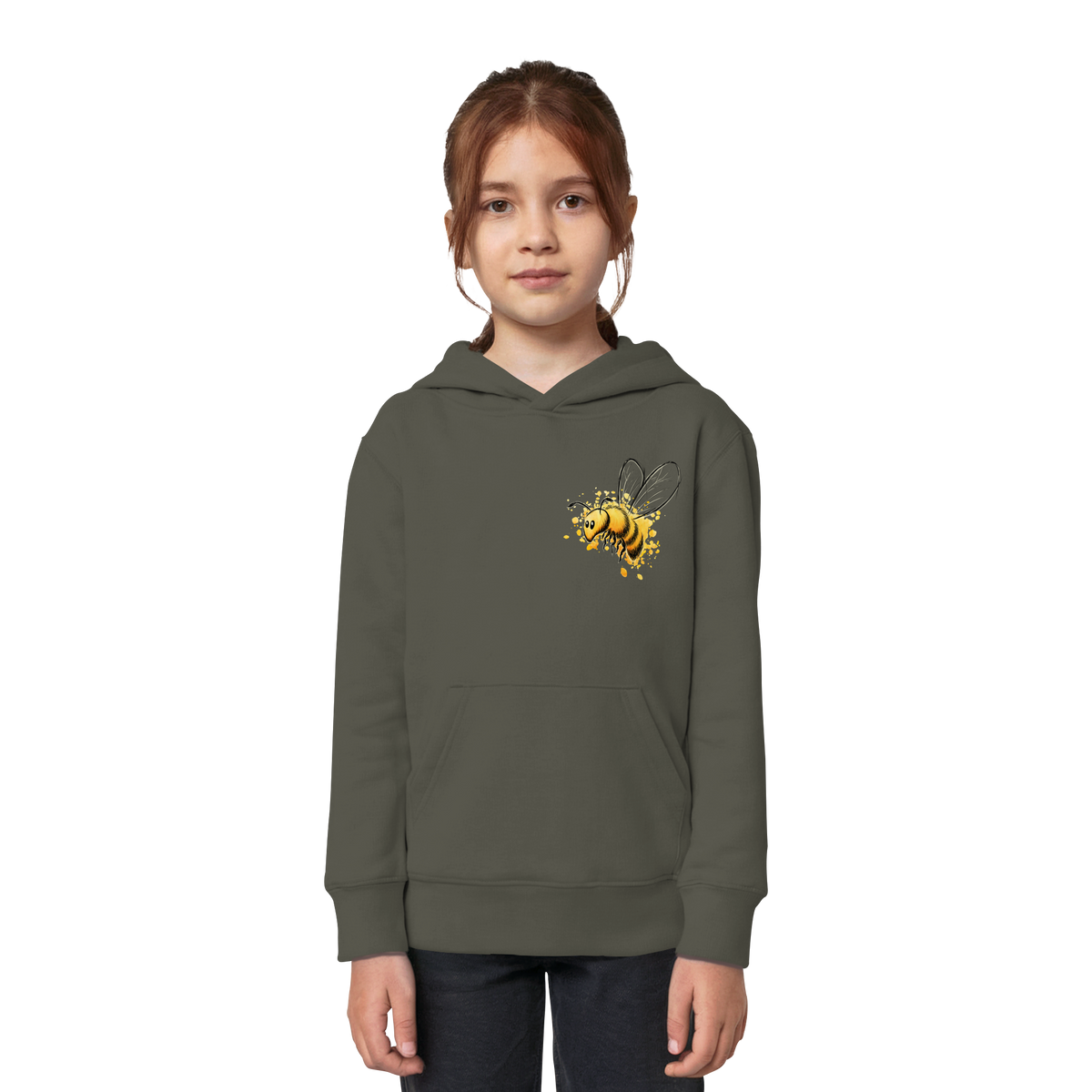 Lässige kleine Honig-Biene - Kids Organic Hoodie