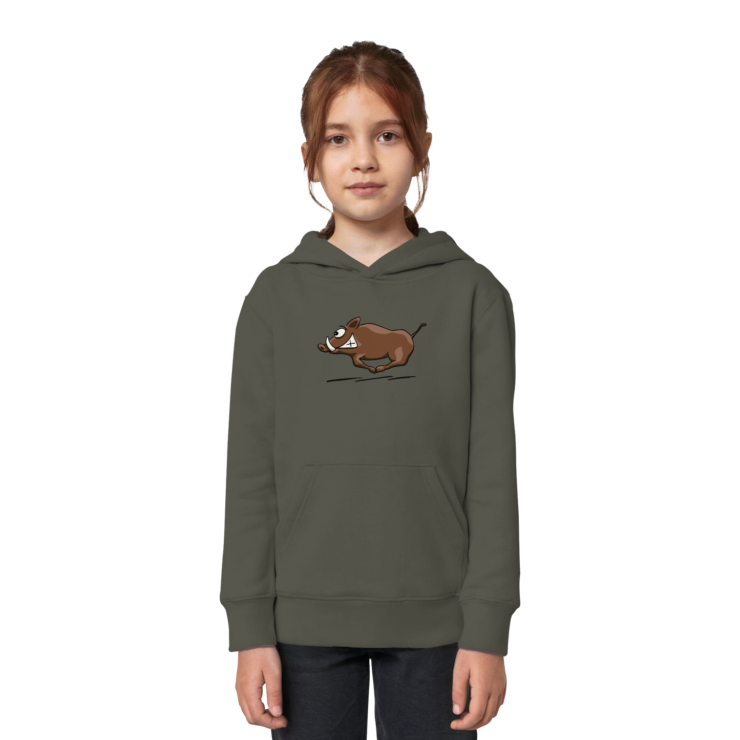 sauwildes Wildschwein | Wildsau  - Kids Organic Hoodie