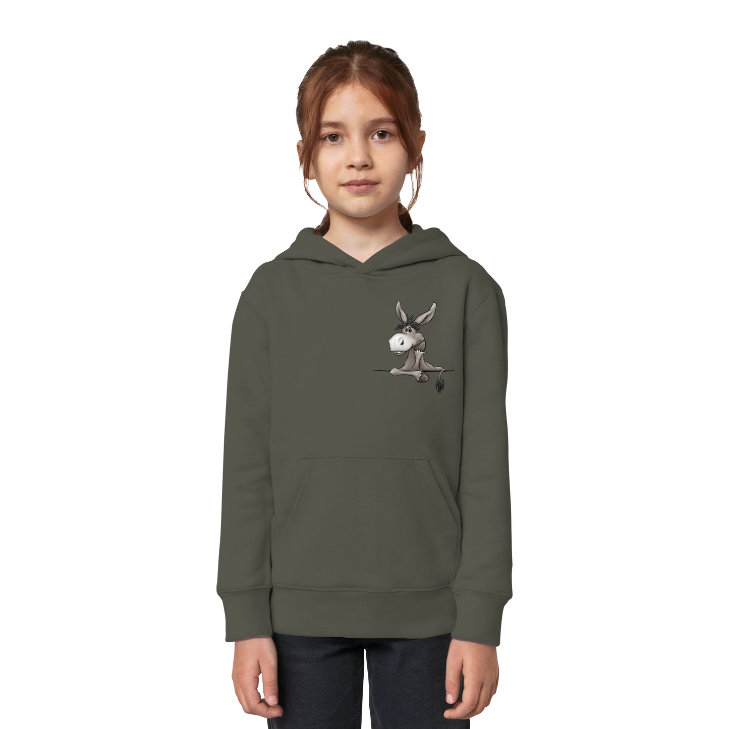 Lustiger lässiger Esel - Kids Organic Hoodie