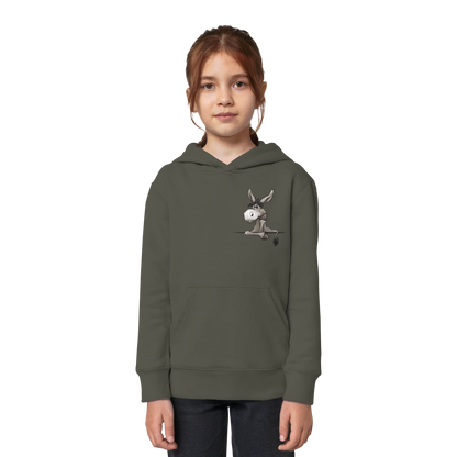 Lustiger lässiger Esel - Kids Organic Hoodie
