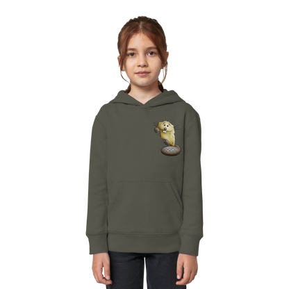 Lustiger frecher Biber - Kids Organic Hoodie