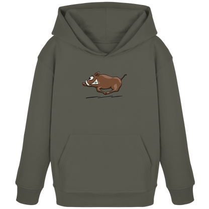 sauwildes Wildschwein | Wildsau  - Kids Organic Hoodie