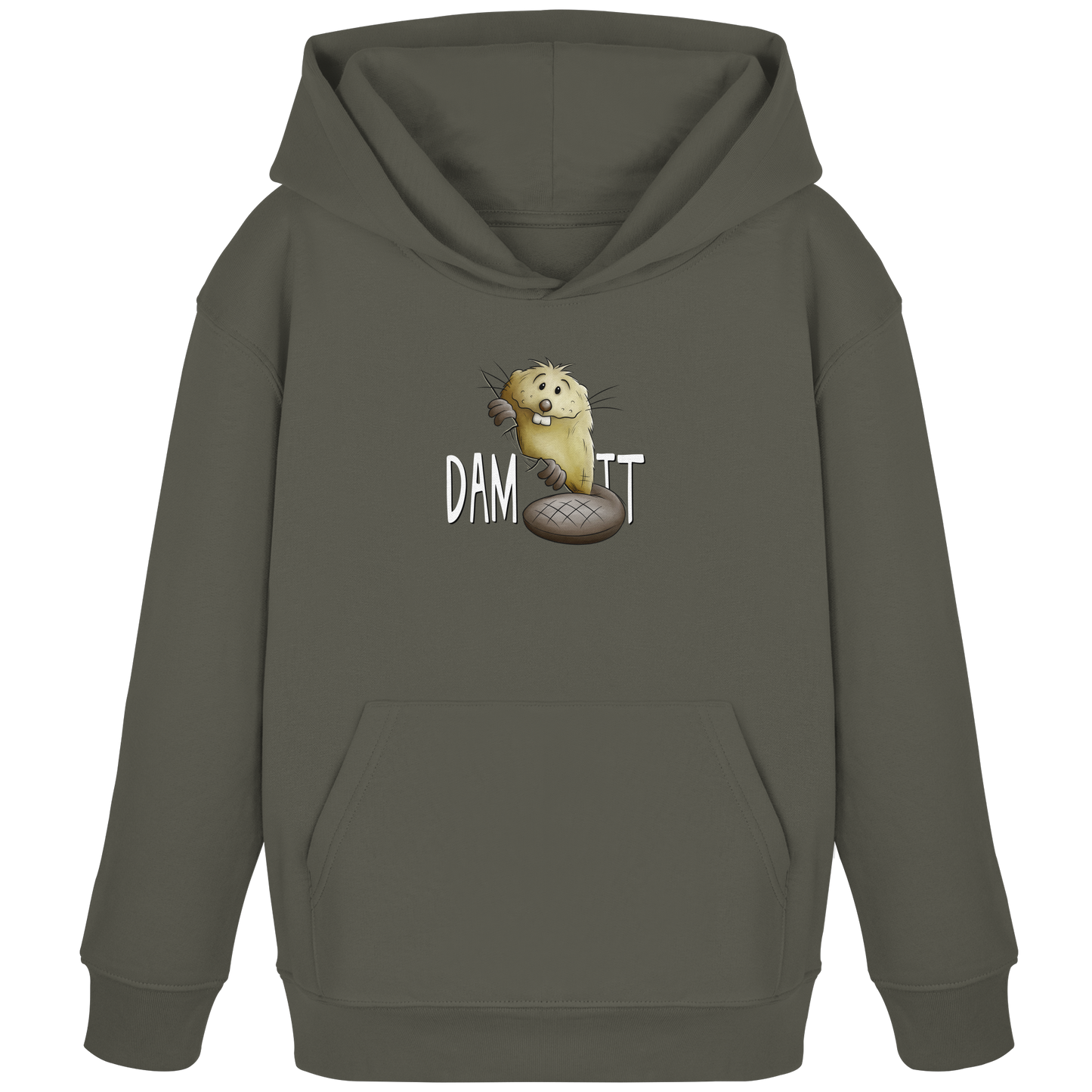 Dam It Verdammt Lustiger Biber - Kids Organic Hoodie