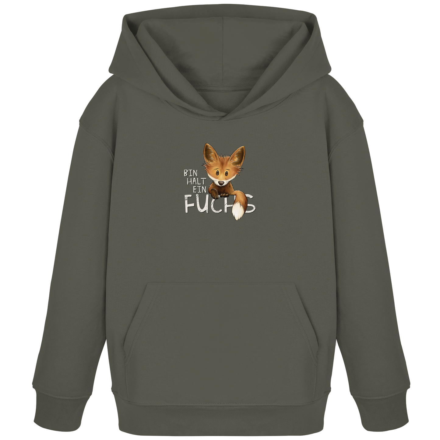 Bin halt ein Fuchs - Kids Organic Hoodie