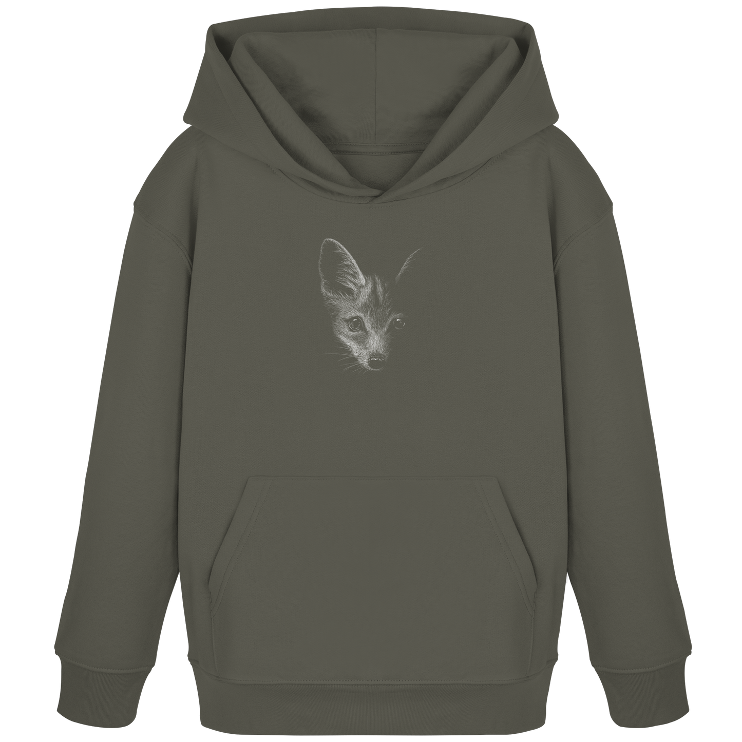 Fuchs Kritzelkunst Illustration - Kids Organic Hoodie