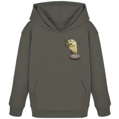 Lustiger frecher Biber - Kids Organic Hoodie