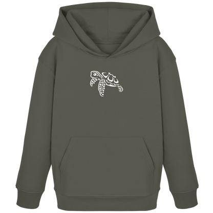 schwimmende Meeres-Schildkröte - Kids Organic Hoodie