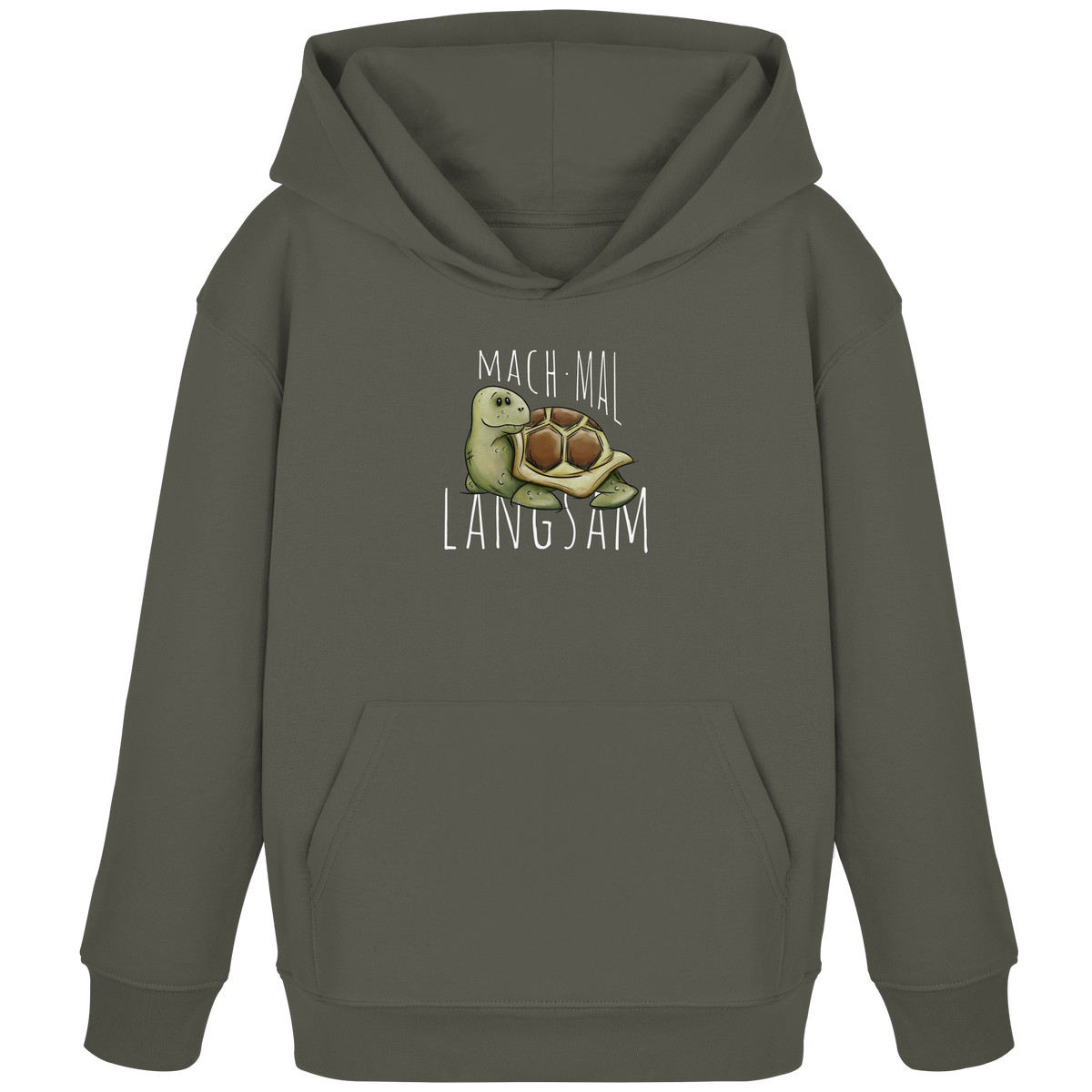Mach mal langsam Schildkröte - Kids Organic Hoodie