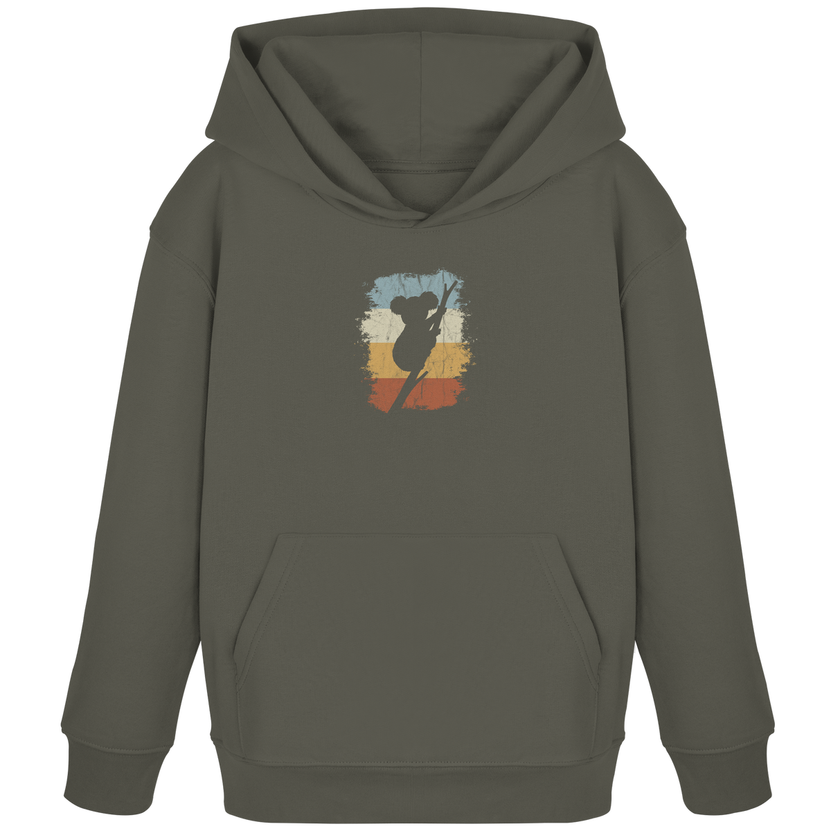 Retro kletternder Koala-Bär - Kids Organic Hoodie