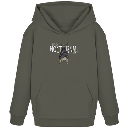 100% nachtaktive Fledermaus - Kids Organic Hoodie