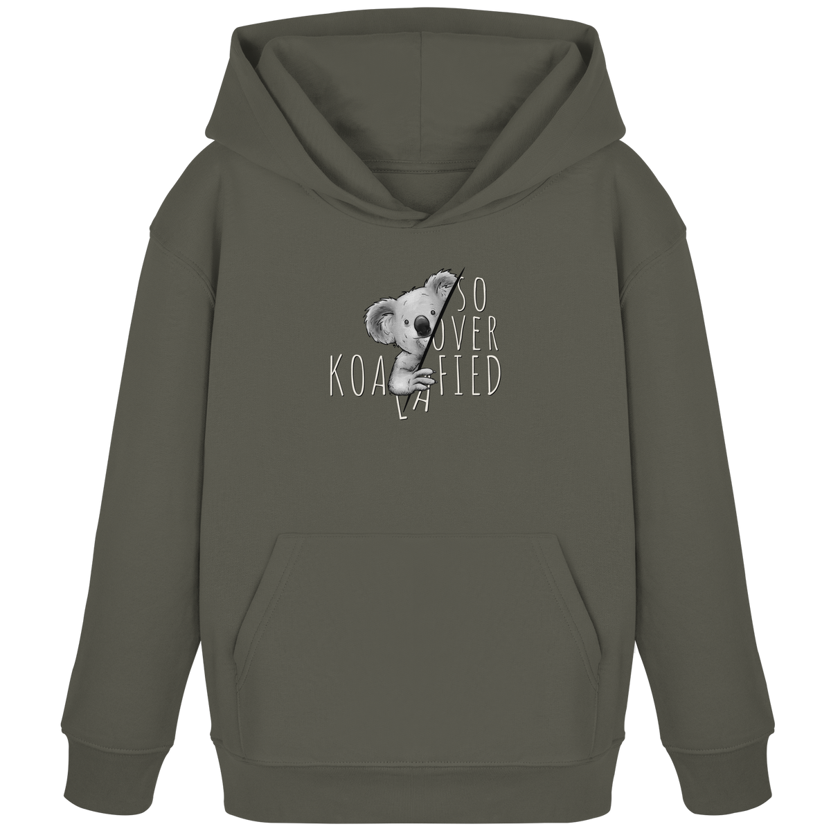 So Over-Koalafied Koala - Kids Organic Hoodie