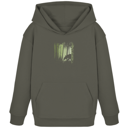 Lässiger Tapir im Zwielicht Wald - Kids Organic Hoodie