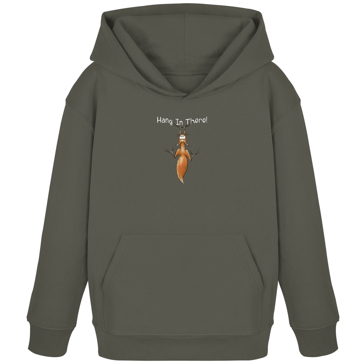 Hang In There | Lässiges Eichhörnchen - Kids Organic Hoodie