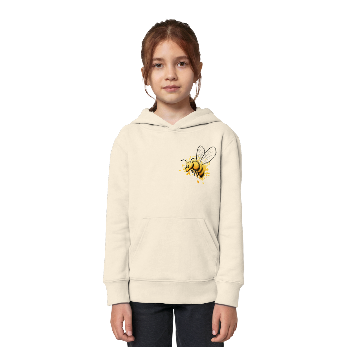 Lässige kleine Honig-Biene - Kids Organic Hoodie