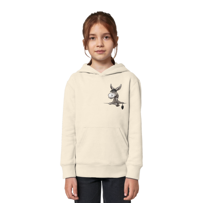 Lustiger lässiger Esel - Kids Organic Hoodie
