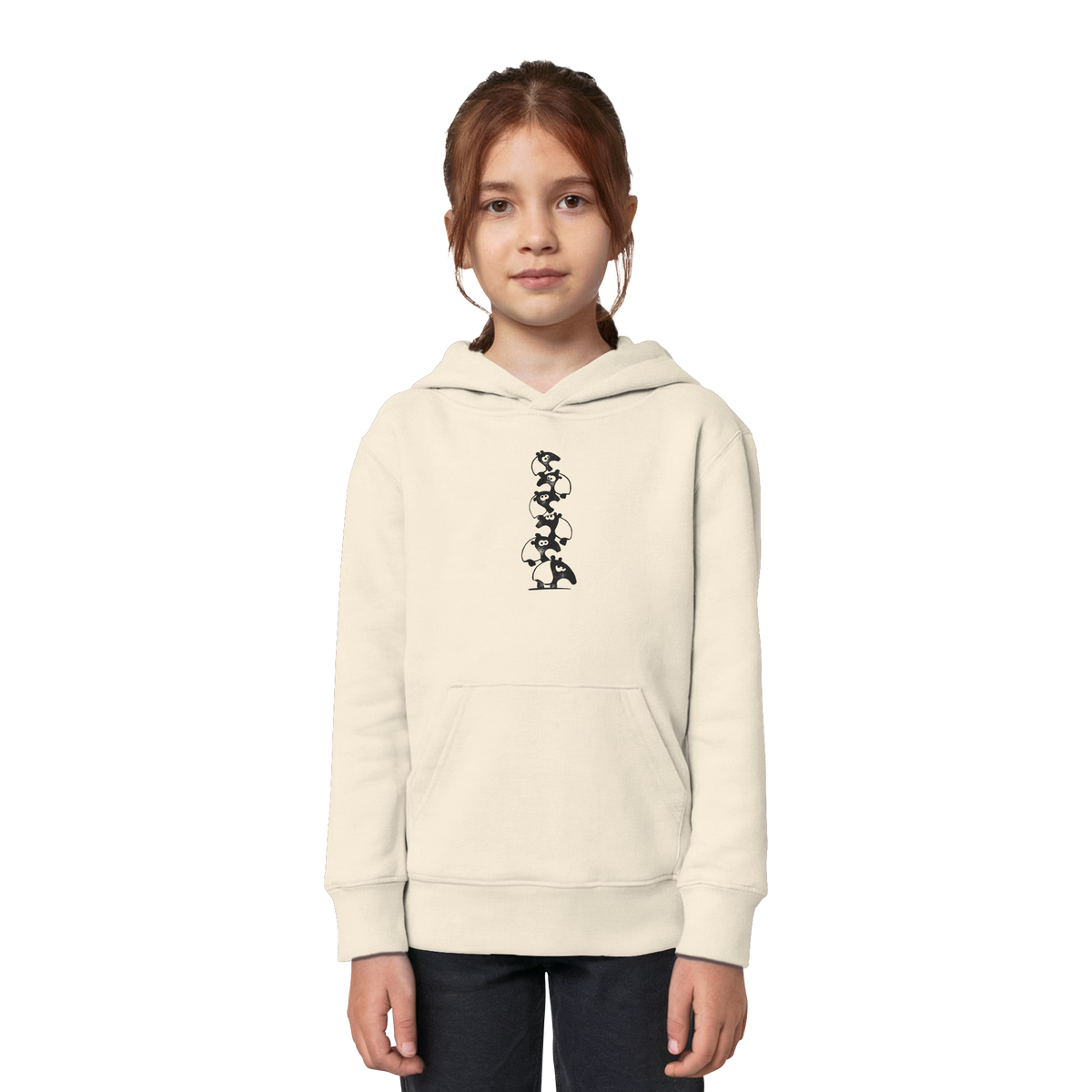 Lustiger Haufen aus Schabracken-Tapiren - Kids Organic Hoodie