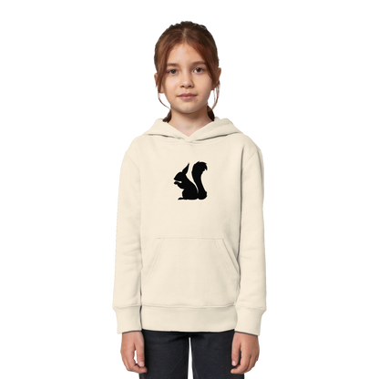 Eichhörnchen Silhouette - Kids Organic Hoodie
