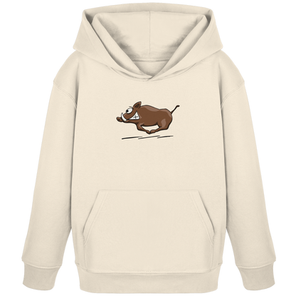 sauwildes Wildschwein | Wildsau  - Kids Organic Hoodie