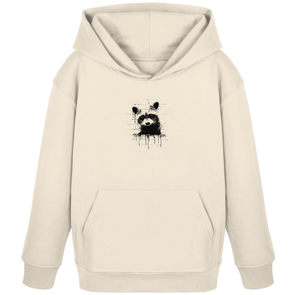 Funky Street Art Waschbär - Kids Organic Hoodie