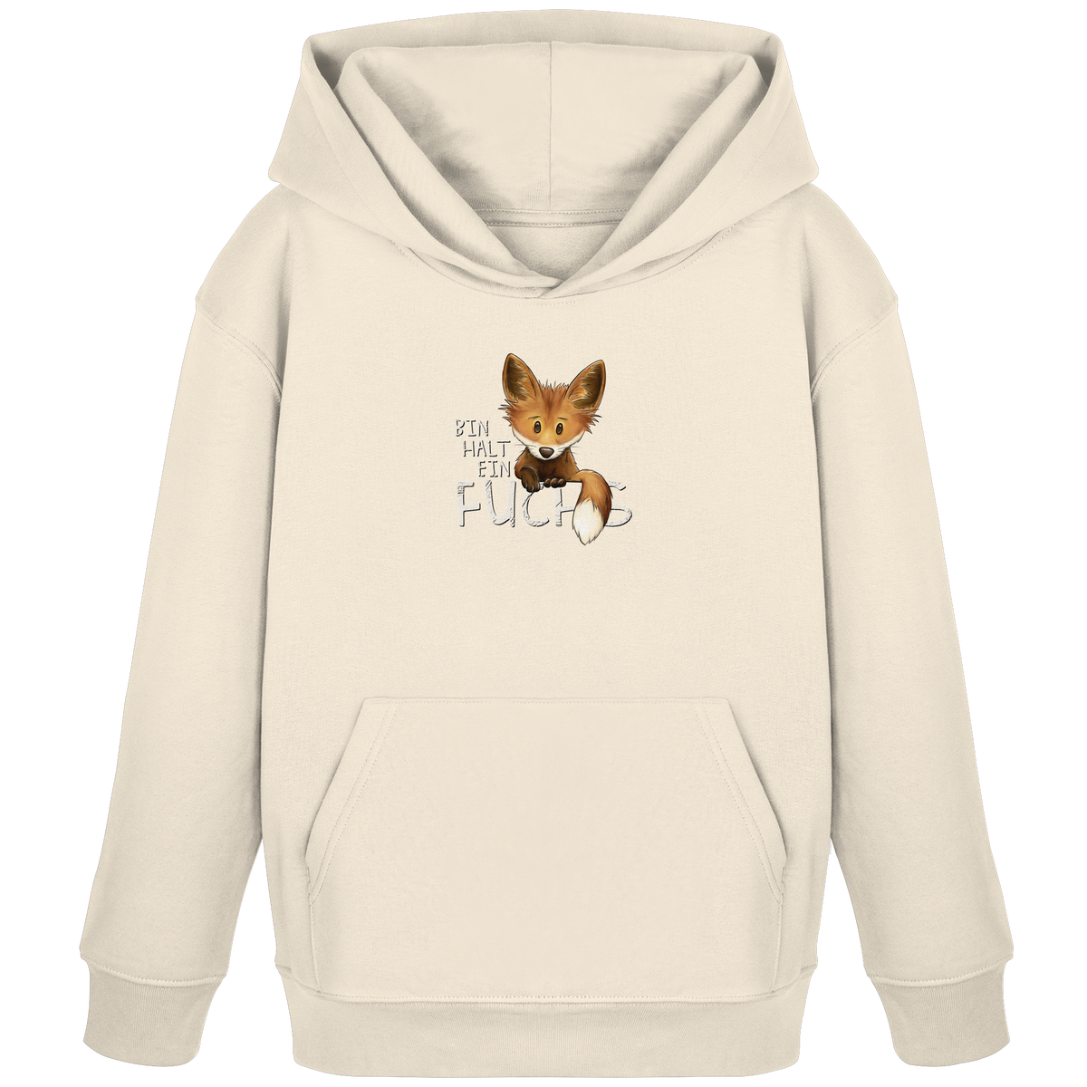 Bin halt ein Fuchs - Kids Organic Hoodie