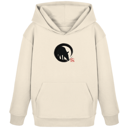 Zen Tapir im japanischen Enso Kreis - Kids Organic Hoodie