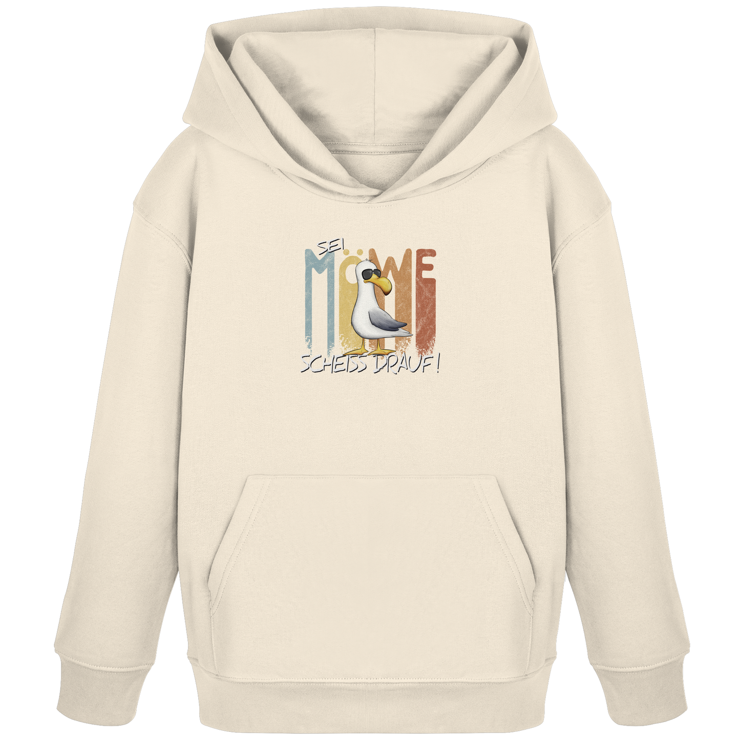 Sei Möwe Scheiß Drauf  - Kids Organic Hoodie