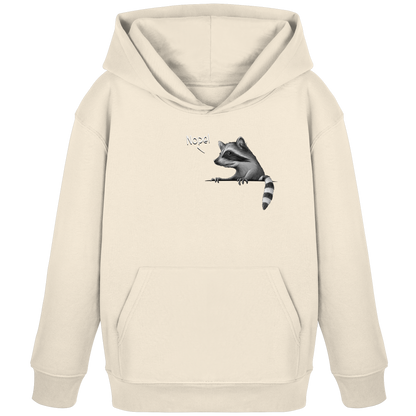 Nope! Frecher verwegener Waschbär - Kids Organic Hoodie