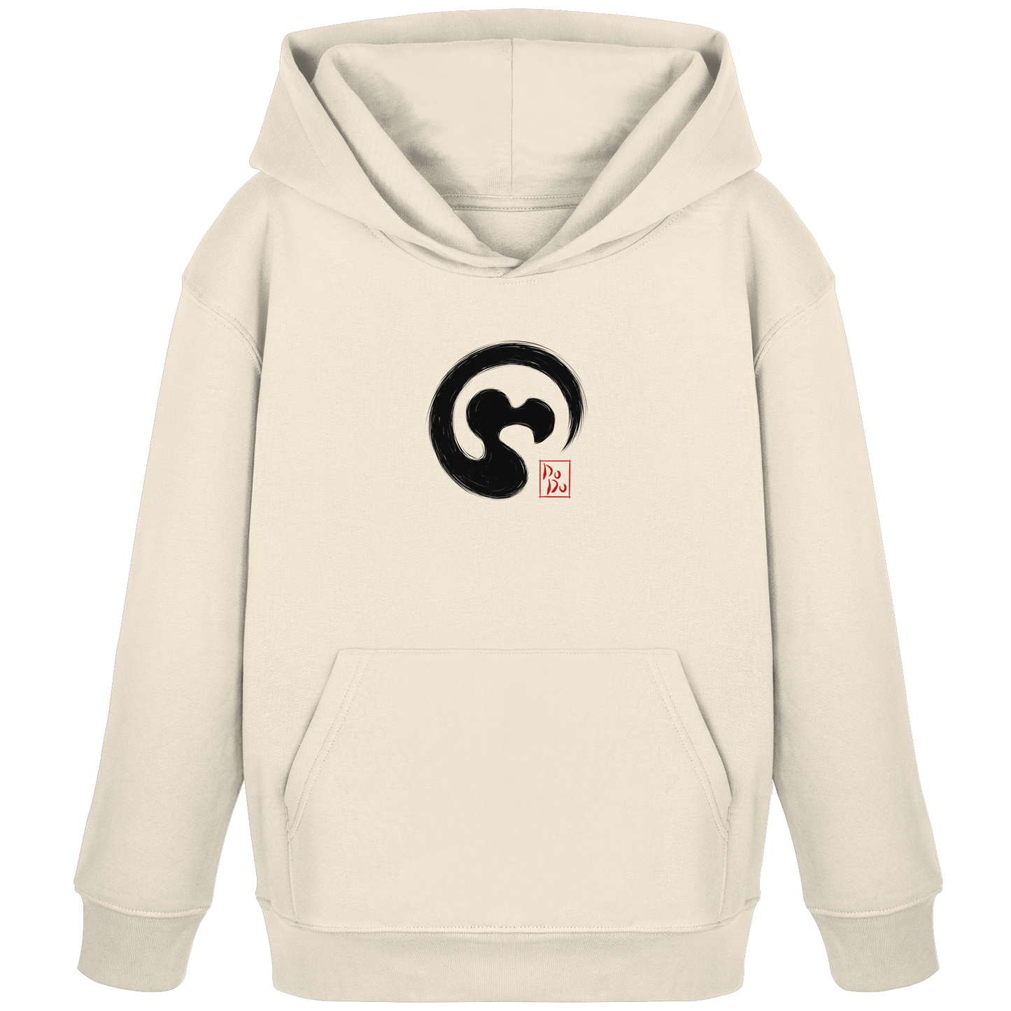 Zen Dodo im japanischen Enso Kreis - Kids Organic Hoodie