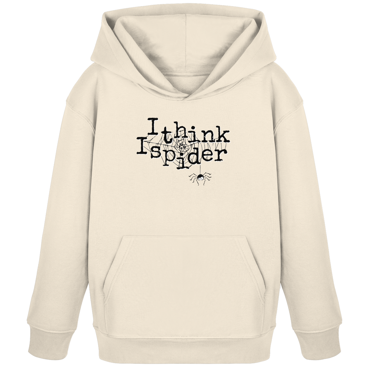 I think I spider - Spinne - Kids Organic Hoodie