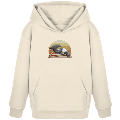 Lässiger Retro Sundown Tapir - Kids Organic Hoodie