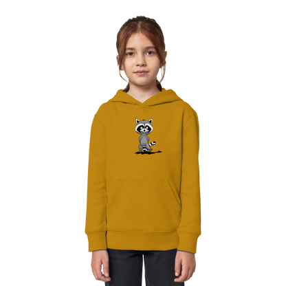 Frecher kleiner Waschbär - Kids Organic Hoodie