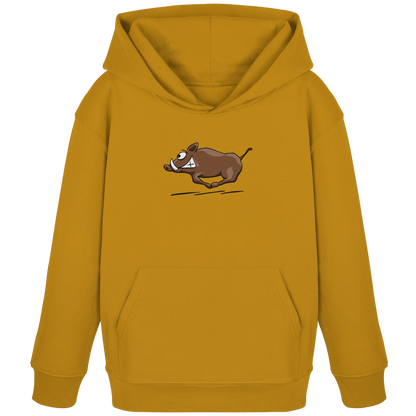 sauwildes Wildschwein | Wildsau  - Kids Organic Hoodie