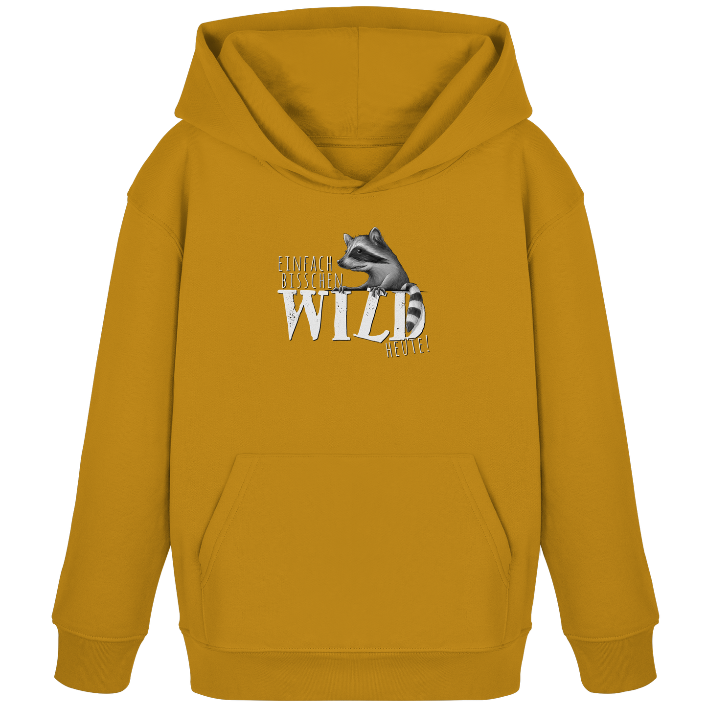 Bisschen wild heute! Waschbär - Kids Organic Hoodie