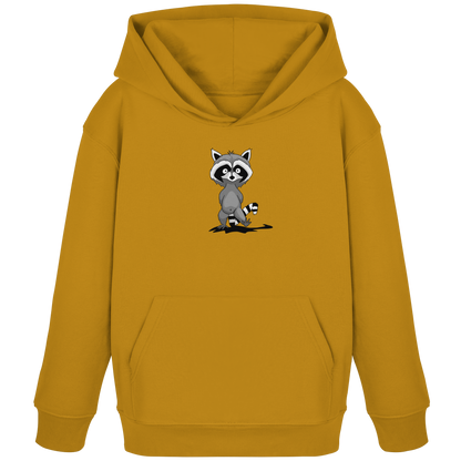 Frecher kleiner Waschbär - Kids Organic Hoodie