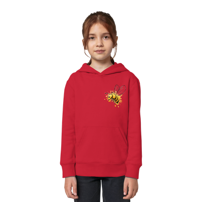 Lässige kleine Honig-Biene - Kids Organic Hoodie