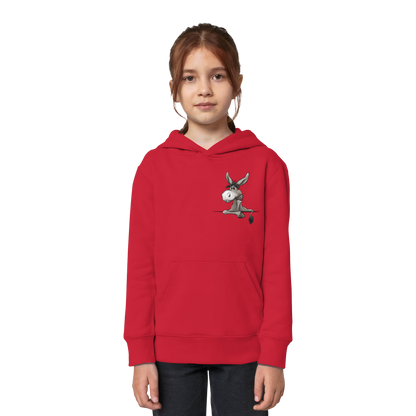 Lustiger lässiger Esel - Kids Organic Hoodie