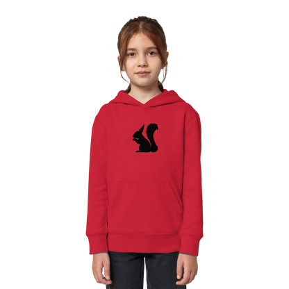 Eichhörnchen Silhouette - Kids Organic Hoodie