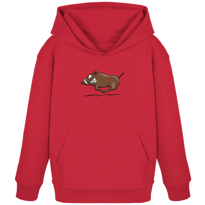 sauwildes Wildschwein | Wildsau  - Kids Organic Hoodie