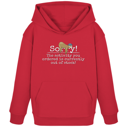 No-Activity Faultier - Kids Organic Hoodie