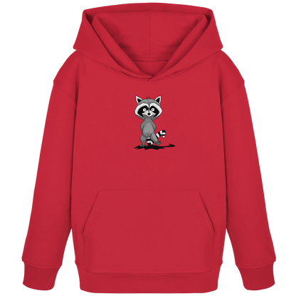 Frecher kleiner Waschbär - Kids Organic Hoodie