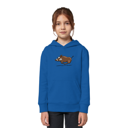 sauwildes Wildschwein | Wildsau  - Kids Organic Hoodie