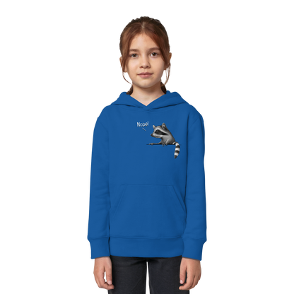 Nope! Frecher verwegener Waschbär - Kids Organic Hoodie