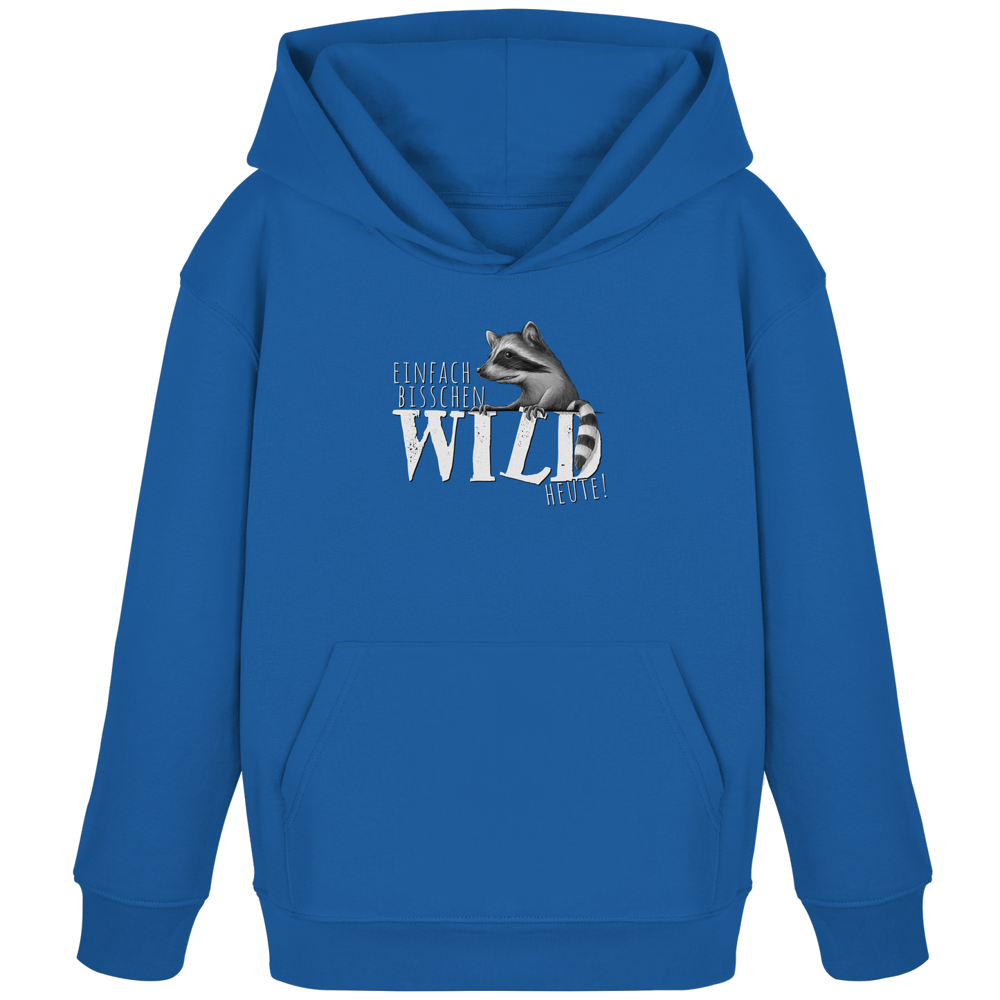 Bisschen wild heute! Waschbär - Kids Organic Hoodie