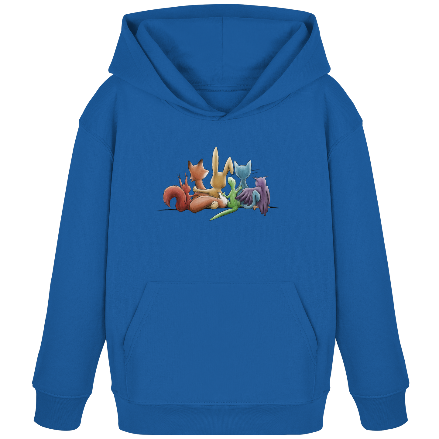 Regenbogen Tiere für Freundschaft, Toleranz und Vielfalt - Kids Organic Hoodie
