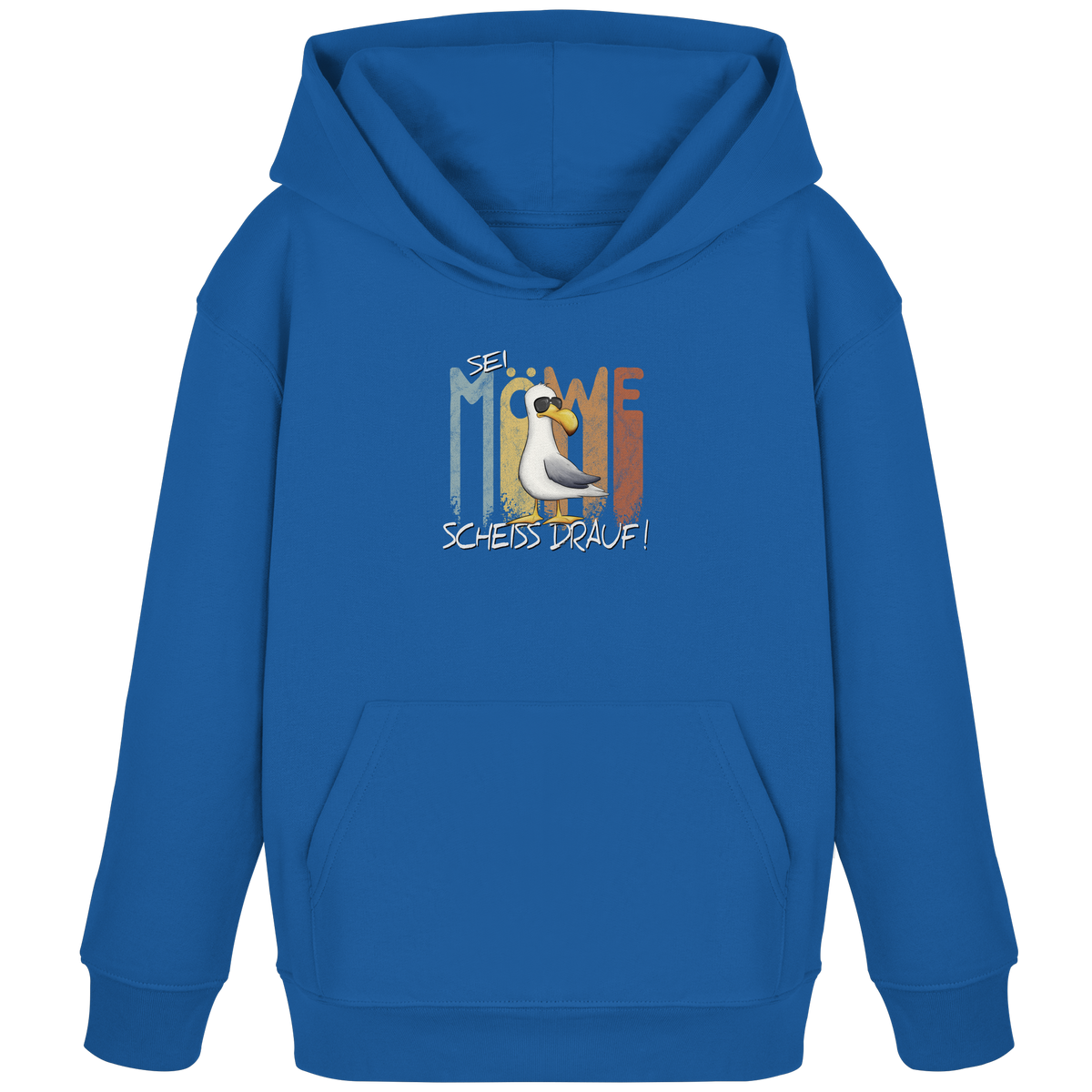 Sei Möwe Scheiß Drauf  - Kids Organic Hoodie