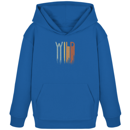 Wild Retro Schriftzug - Kids Organic Hoodie