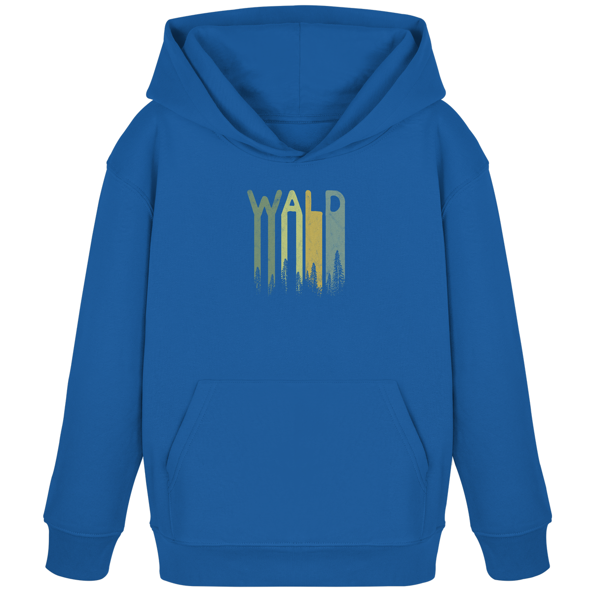 Wald Retro Forst Schriftzug - Kids Organic Hoodie