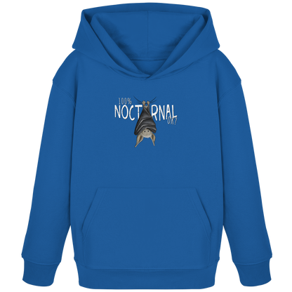 100% nachtaktive Fledermaus - Kids Organic Hoodie