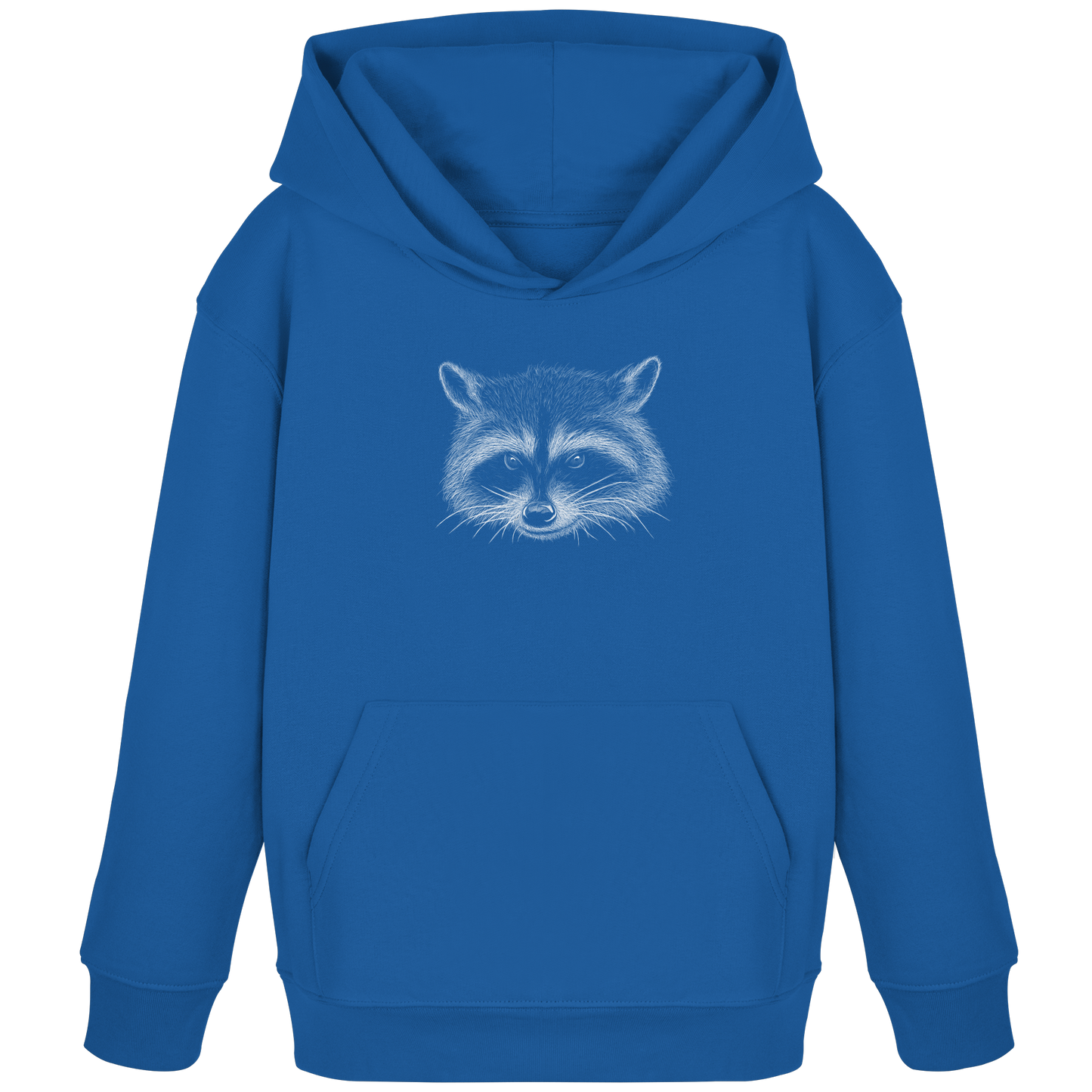 Waschbär Illustration Kritzelkunst - Kids Organic Hoodie
